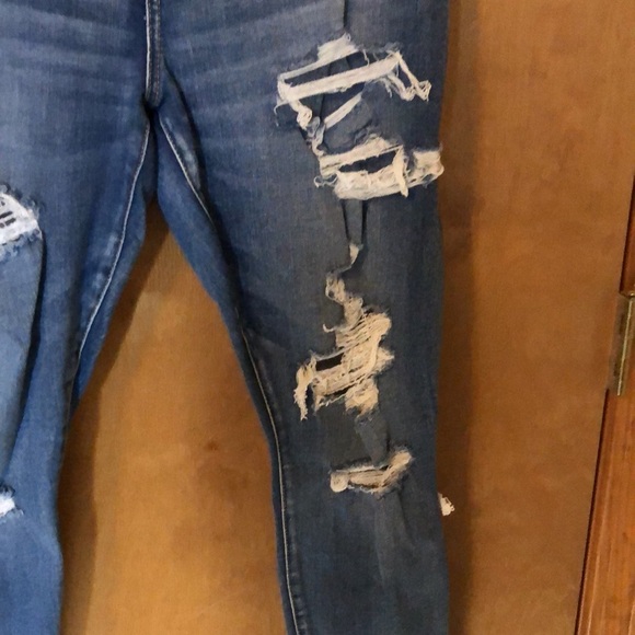 American Eagle- super high rise jegging- indigo blue - Picture 3 of 8